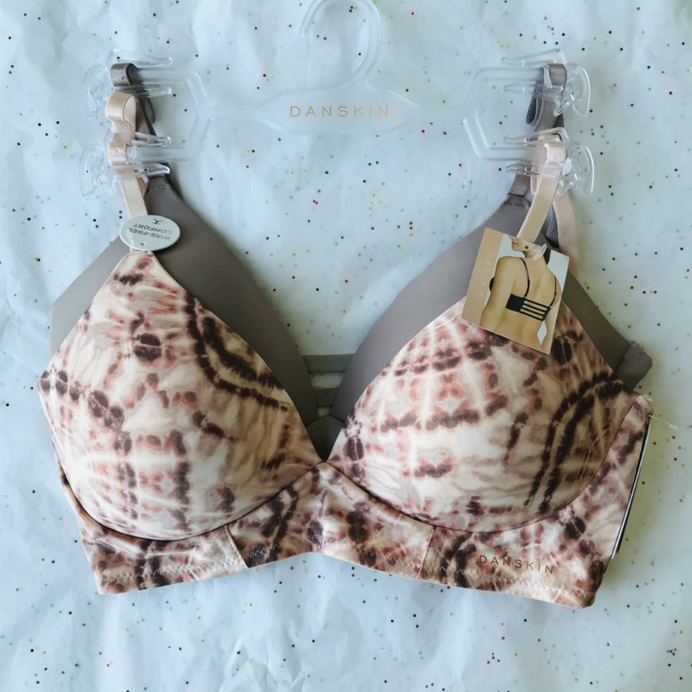 Danskin  Wire -Free Comfort  BRA, 2-set ,Size : 34C
